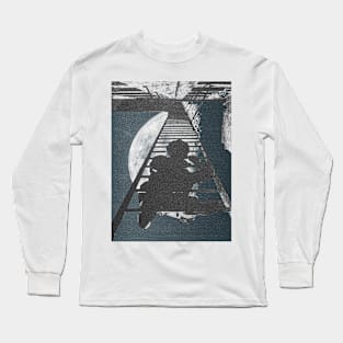 Climbing To The Moon Long Sleeve T-Shirt